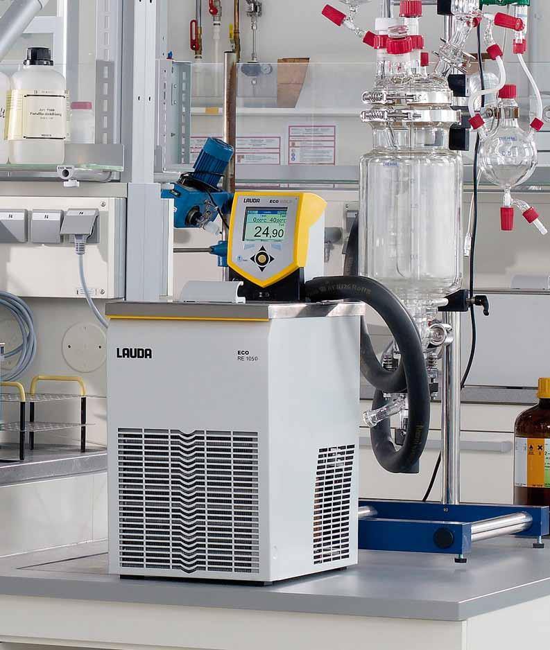 LAUDA ECO Termostatos de calefacción y de refrigeración Termorregulación económica en el laboratorio desde -50 hasta 200 C Ejemplos de aplicación