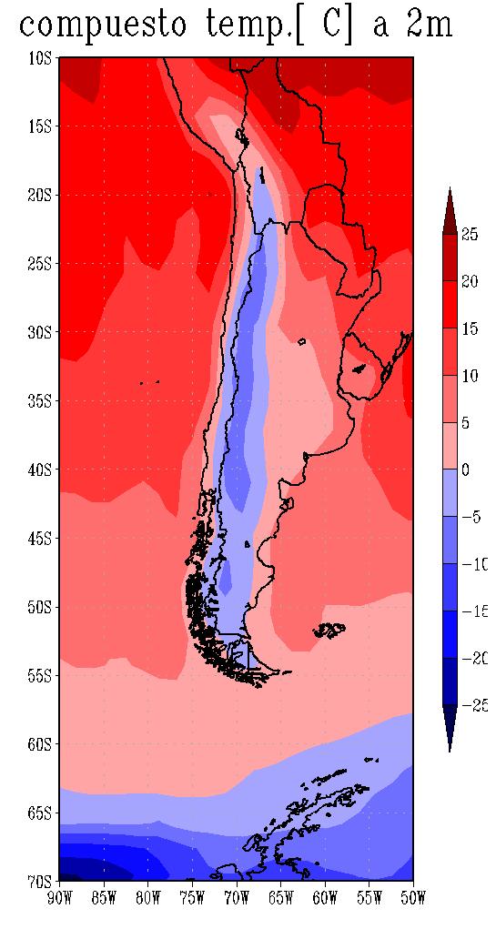 Los dos primeros días se generó por un núcleo frío en altura y el resto de días debido al ingreso de una masa de aire frío proveniente de la Antártida (Fig. 17).