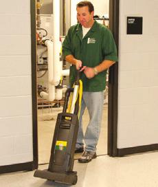 Use your vacuum attachments along baseboard.