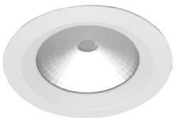 Catálogo 2019 Luminario circular de empotrar de LED fijo especular blanco Código W V Hz K lm Vida Piezas (horas)