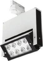 Catálogo 2019 Luminario rectangular de sobreponer en riel de LED blanco Código W V Hz K lm Vida Piezas (horas)