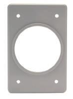 certificación UL Código Descripción Piezas 8800410 Placa de aluminio gris para receptáculo sencillo 35 mm 50 8800415