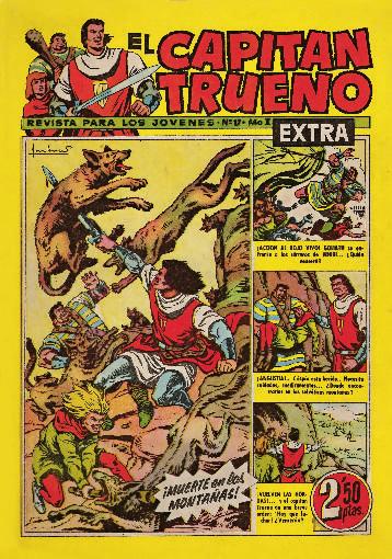 Antes de abandonar por un tiempo la historieta, Ambrós ilustró en 1960 algunas portadas de la nueva revista El Capitán Trueno Extra ilustraciones de portadas para diversas colecciones de Bruguera,