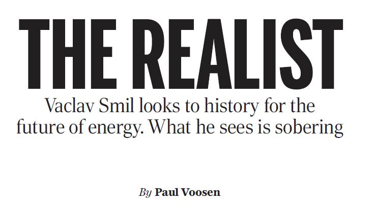 Vaclav Smil analiza la historia para dilucidar el futuro de la energía.