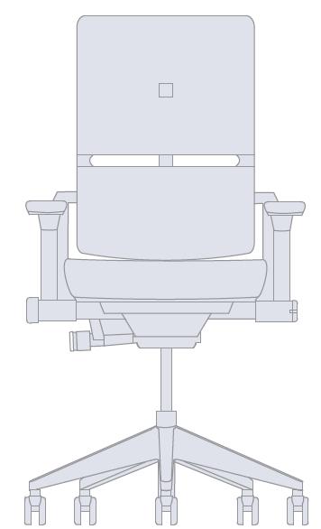 Descripción Técnica Please DEFINICIÓN ESTÁNDAR Ecosmart Mecanismo LTC² Regulación de altura del asiento Amortiguador de asiento Regulación de la tensión de basculación Regulación de la tensión lumbar