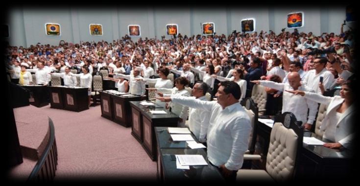 Sesiones Asistidas Durante el Primer Periodo de Sesiones del Primer año de Ejercicio Constitucional Instalación de la XV Legislatura del Congreso del Estado de Quintana Roo.