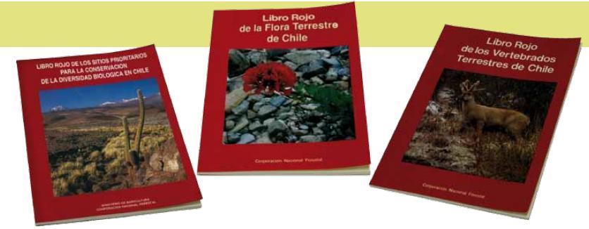 Otras acciones relevantes para la conservación de la biodiversidad 1. Simposio de Flora Nativa Arbórea y Arbustiva de Chile Amenazada de Extinción (1985) 2.
