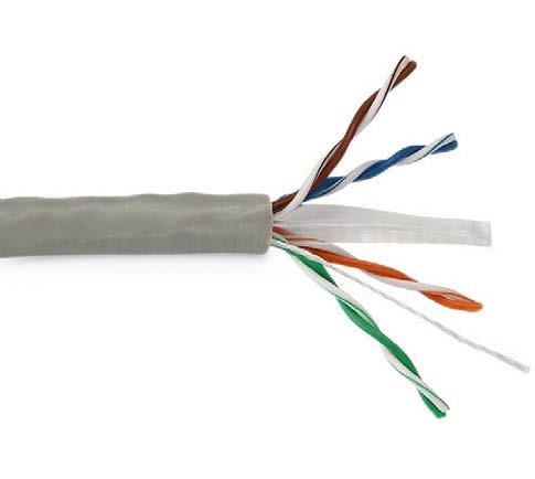 Cable rígido ideal para instalaciones de cableado por regletas o similar.
