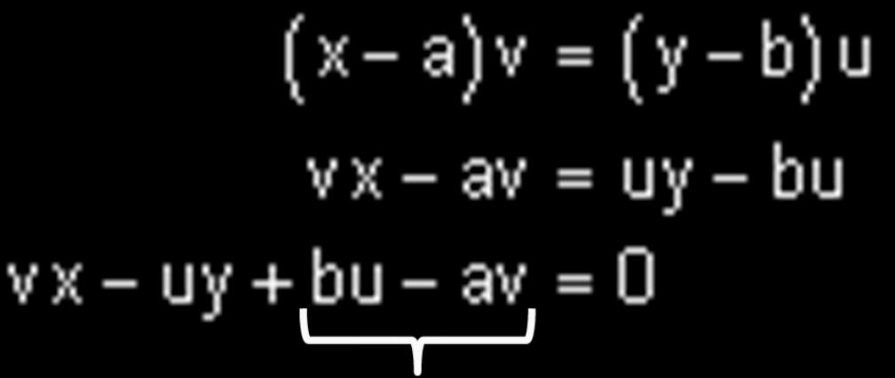 Matemáticas I RECTAS En la práctica, la ecación vectorial no es útil en sí misma, pero sí si la descomponemos en ss dos coordenadas, obteniendo así las ecaciones paramétricas: x = a + λ y = b + λv EC.