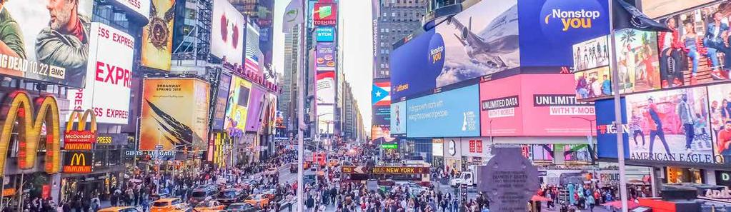 Durante el recorrido observaremos Times Square & 42nd Street, Broadway, Central Park 5ta Avenida, Museo Arte Moderno Moma (entrada no incluida), Rockefeller Center, la Catedral de San Patricio Grand