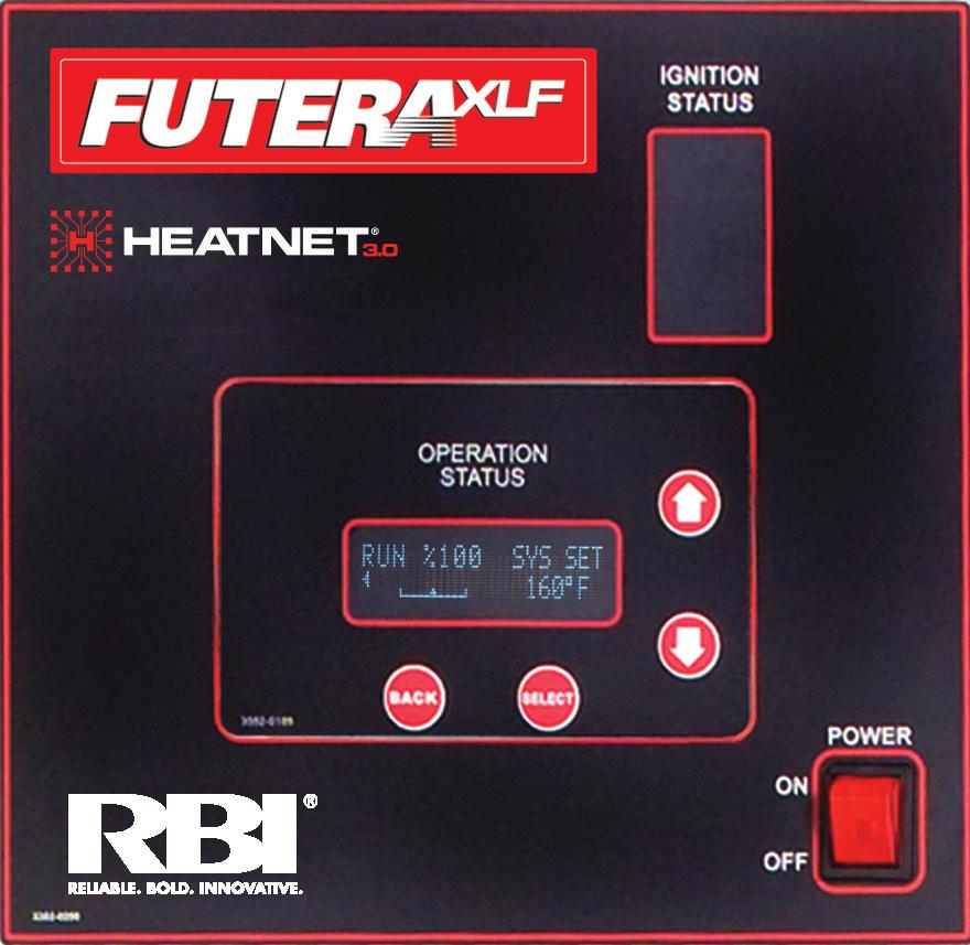 Todos los calentadores premium de alta eficiencia de RBI cuentan con HeatNet 3.