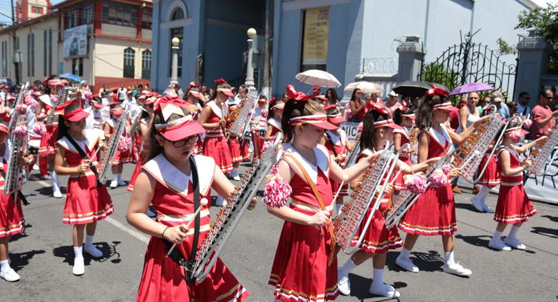El 11 se realizó el tradicional desfile de niños de preescolar y el 15 el programa