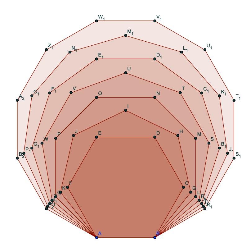 Construcció de polígons regulars donat el costat 8. Construcció de polígons regulars donat el costat Dibuixa un hexàgon regular de 4 centímetres de costat.