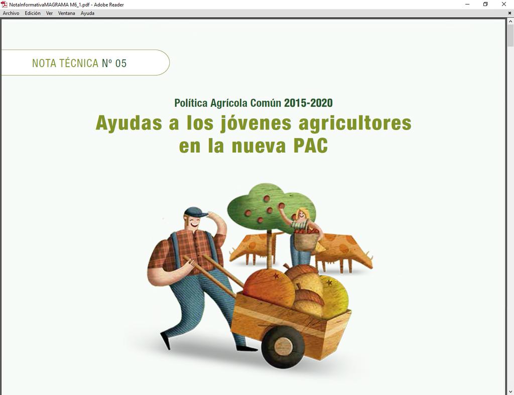 AYUDAS A LOS JOVENES AGRICULTORES EN LA PAC 2014-2020