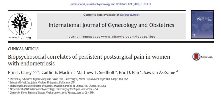 Persisten pain in younger patients and