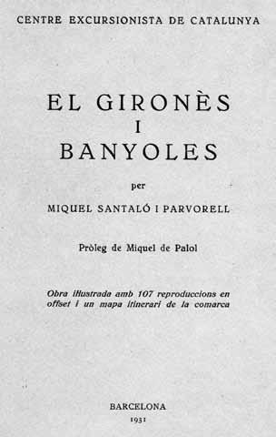 160 1931 Llibre que va confirmar Miquel Santaló com a geògraf renovador. MT sors es varen conèixer a la Normal gironina. Adelina impartirà les assignatures de Física, Química i Història Natural.