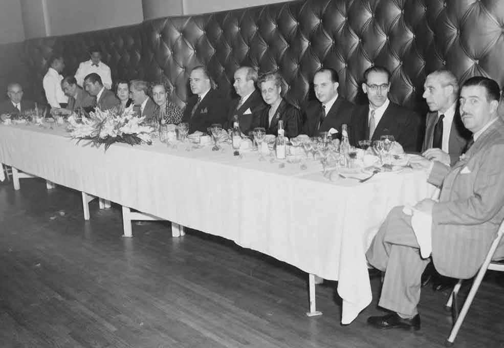 186 Mèxic DF, 8 de juny de 1952 Banquet de commemoració del 21è aniversari de la fundació d ERC.