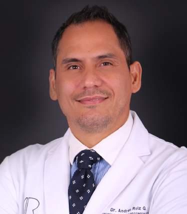 Dr. Ruiz Guijarro Andrés A. Médico Cirujano egresado de la Facultad de Medicina de la Universidad del Zulia. Postgrado en la especialidad de Cirugía General, realizado durante 3 años en Hospital Dr.