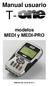 Manual usuario. modelos MEDI y MEDI-PRO. MNPG26 Rev.03 del 02/12/11