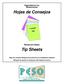 Hojas de Consejos. Tip Sheets