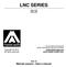 LNC SERIES LNC-12W LNC-15W. Pol.Ind.Norte-Perpinyà,25 08226 TERRASSA (Barcelona-SPAIN) Copyright 2010 info@master-audio.com