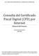 Consulta del Certificado Fiscal Digital (CFD) por Internet