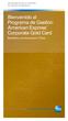 Bienvenido al Programa de Gestión American Express Corporate Gold Card