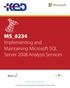 MS_6234 Implementing and Maintaining Microsoft SQL Server 2008 Analysis Services