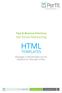 Tips & Buenas Prácticas. del Email Marketing HTML TEMPLATES. Ventajas y desventajas en los diseños en fotmato HTML