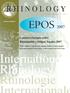 nternational hinology hinologie EPOS Consenso Europeo sobre Rinosinusitis y Pólipos Nasales 2007