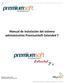 Manual de Instalación del sistema administrativo PremiumSoft Extended 7