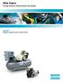 Atlas Copco Compresores industriales de pistón. LE/LT/LF Lubricados y exentos de aceite (1,5-15 kw / 2-20 CV)