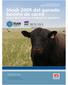 Stock 2009 del ganado bovino de carne Mapas de Existencias e indicadores ganaderos