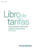 Libro de tarifas. de comisiones, condiciones y gastos repercutibles a clientes. Edición 10.2011