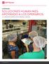 WHITEPAPER SOLUCIONES HUMAN MES: APOYANDO A LOS OPERARIOS. La colaboración perfecta entre máquinas y personas. www.aptean.com/es