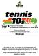 Programa Oficial de: La Federación Internacional de Tenis Manual