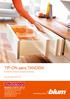 TIP-ON para TANDEM. El sistema mecánico de apertura asistida. Hoja de datos técnicos