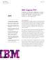 IBM Cognos TM1. Características principales. IBM Software Business Analytics