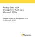 Backup Exec 2014 Management Pack para Microsoft SCOM. Guía del usuario de Management Pack for Microsoft SCOM