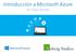 Introducción a Microsoft Azure. Por Hugo Sánchez