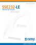 Servidor Serial SSE232-LE. Manual del Usuario. Internet Enabling Solutions. www.exemys.com