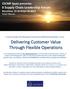 Delivering Customer Value Through Flexible Operations