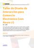 Taller de Diseño de Interacción para Comercio Electrónico (con Axure 7)