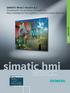 SIMATIC WinCC Versión 6.2 Visualización de procesos innovada con Plant Intelligence homogéneo y mantenimiento eficiente. Marzo 2007.