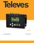 Ref. 554901. Encoder/Modulador DVB-T. Manual de usuario