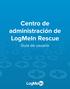 Centro de administración de LogMeIn Rescue. Guía de usuario