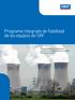 Programa integrado de fiabilidad de los equipos de SKF. Un programa de mantenimiento proactivo, personalizado para centrales térmicas de carbón