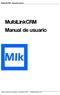 MultiLinkCRM Manual de usuario. Manualde usuario