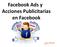 Facebook Ads y AccionesPublicitarias en Facebook
