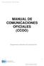 MANUAL DE COMUNICACIONES OFICIALES (CCOO)